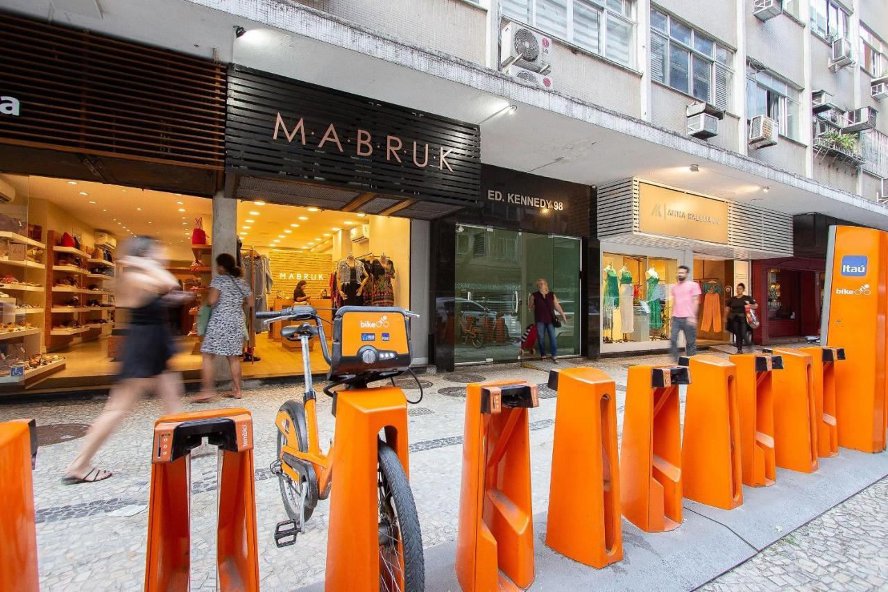 Line Rio: Copacabana Moderno Studio C/ Internet 500Mbps, Smart Tv" E A 50M Da Praia Apartment Rio de Janeiro Exterior photo